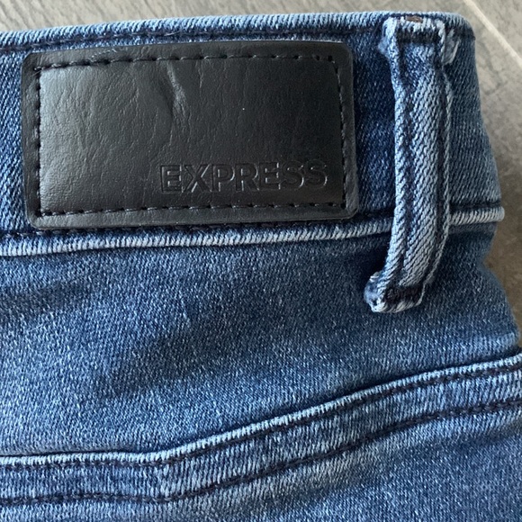 Express denim Perfect ankle legging high rise size 4 - Picture 8 of 10